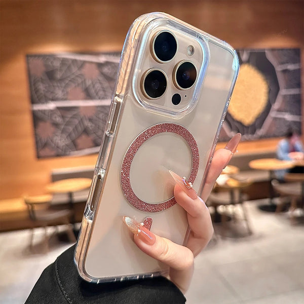 Capa de iPhone Case Mag Glitter Fit®