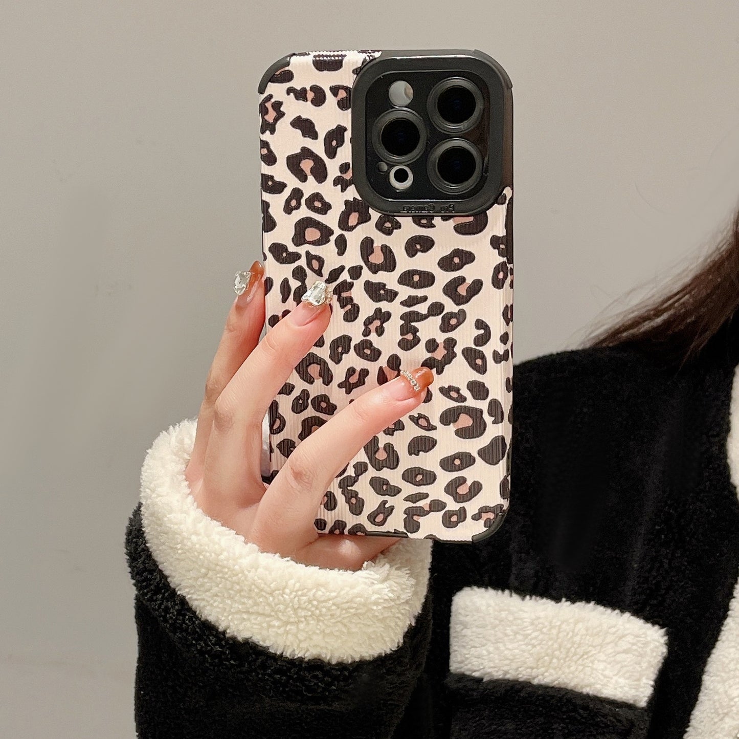 Case Leopard Rose