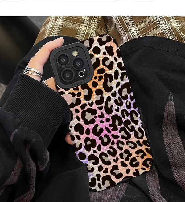 Case Leopard Colorful