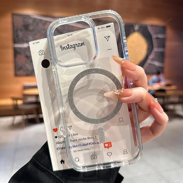 Capa de iPhone Case Mag Glitter Fit®