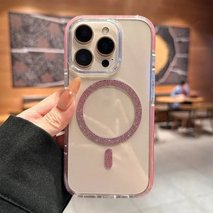 Capa de iPhone Case Mag Glitter Fit®