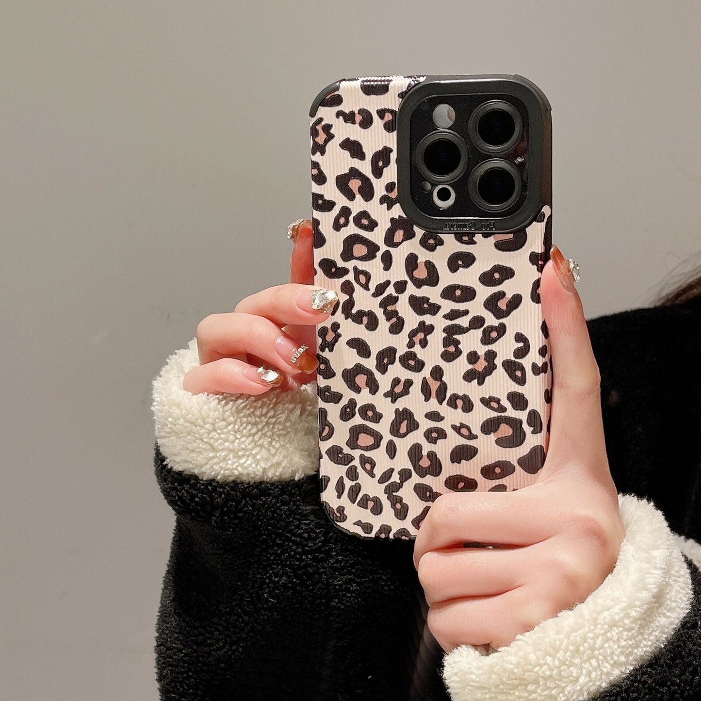 Case Leopard Rose