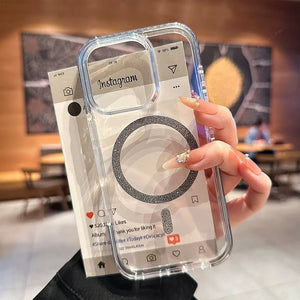 Capa de iPhone Case Mag Glitter Fit®