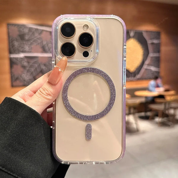 Capa de iPhone Case Mag Glitter Fit®