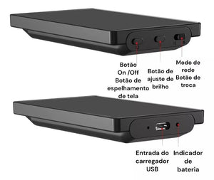 Kingma Monitor Screen Câmera Traseira Celular Selfie Vlog