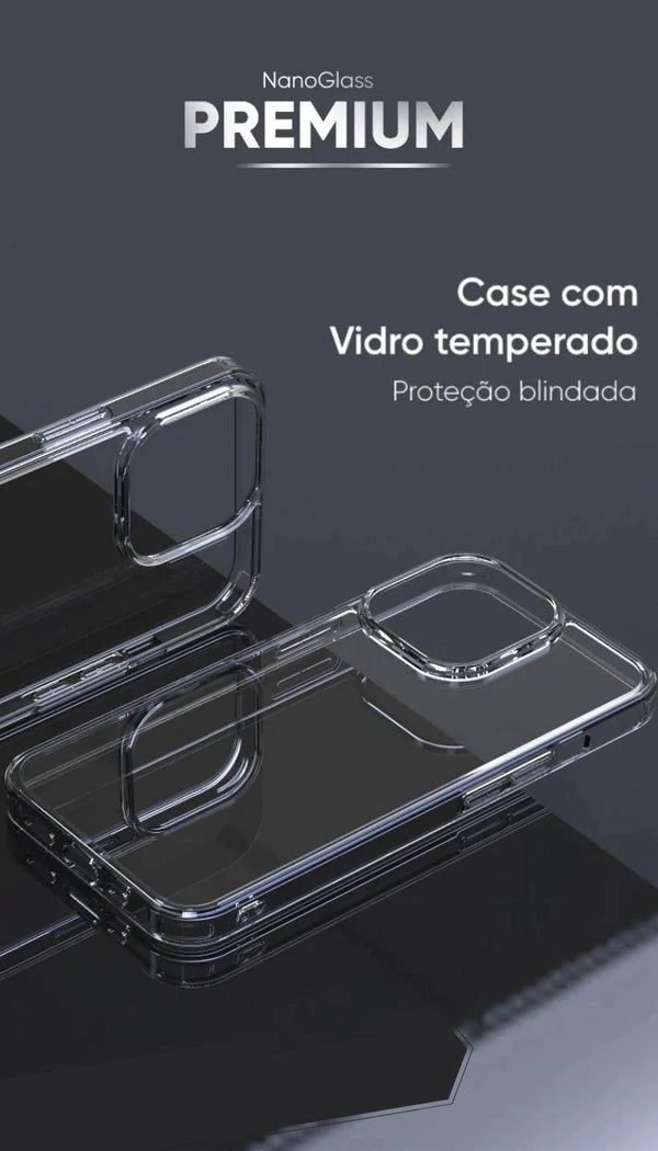 Capa para iPhone Case Nano Glass