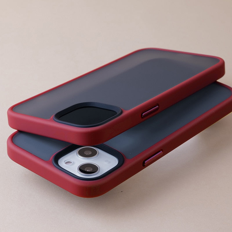 Capa iPhone 15 Pro Max Soft Silky Vermelho