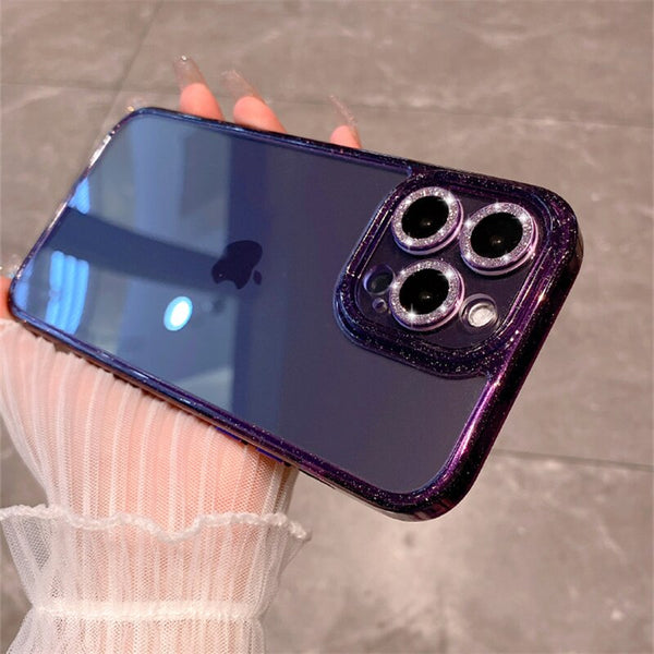 Capa para iPhone Case Glitter Lens