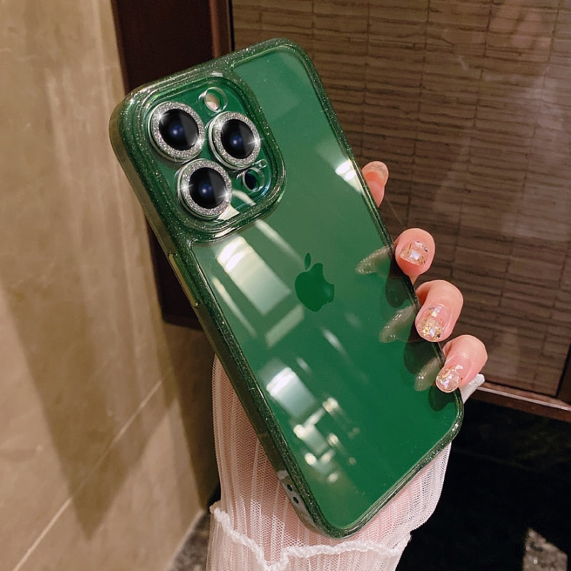 Case Glitter Lens