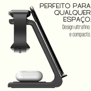 Carregador Fast Wireless 3 em 1
